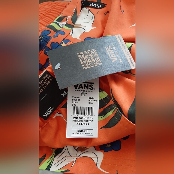 Vans Primary Print Elastic Boardshorts *NWT* - Picture 9 of 9